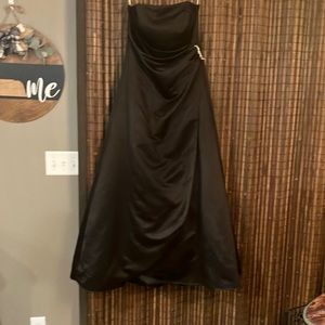 Black floor length gown